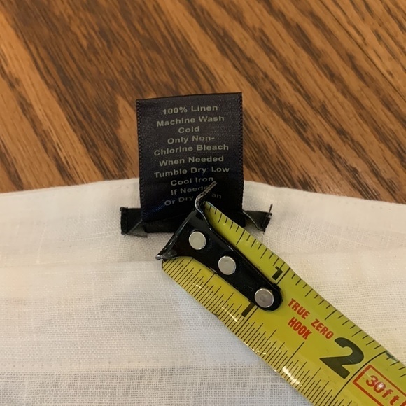 Ann Taylor 💯 linen white top. Wild West Whites. Summer linen size XSP. Petites - Picture 8 of 11